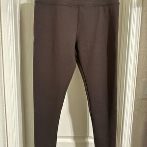 Brown Fleece Leggings